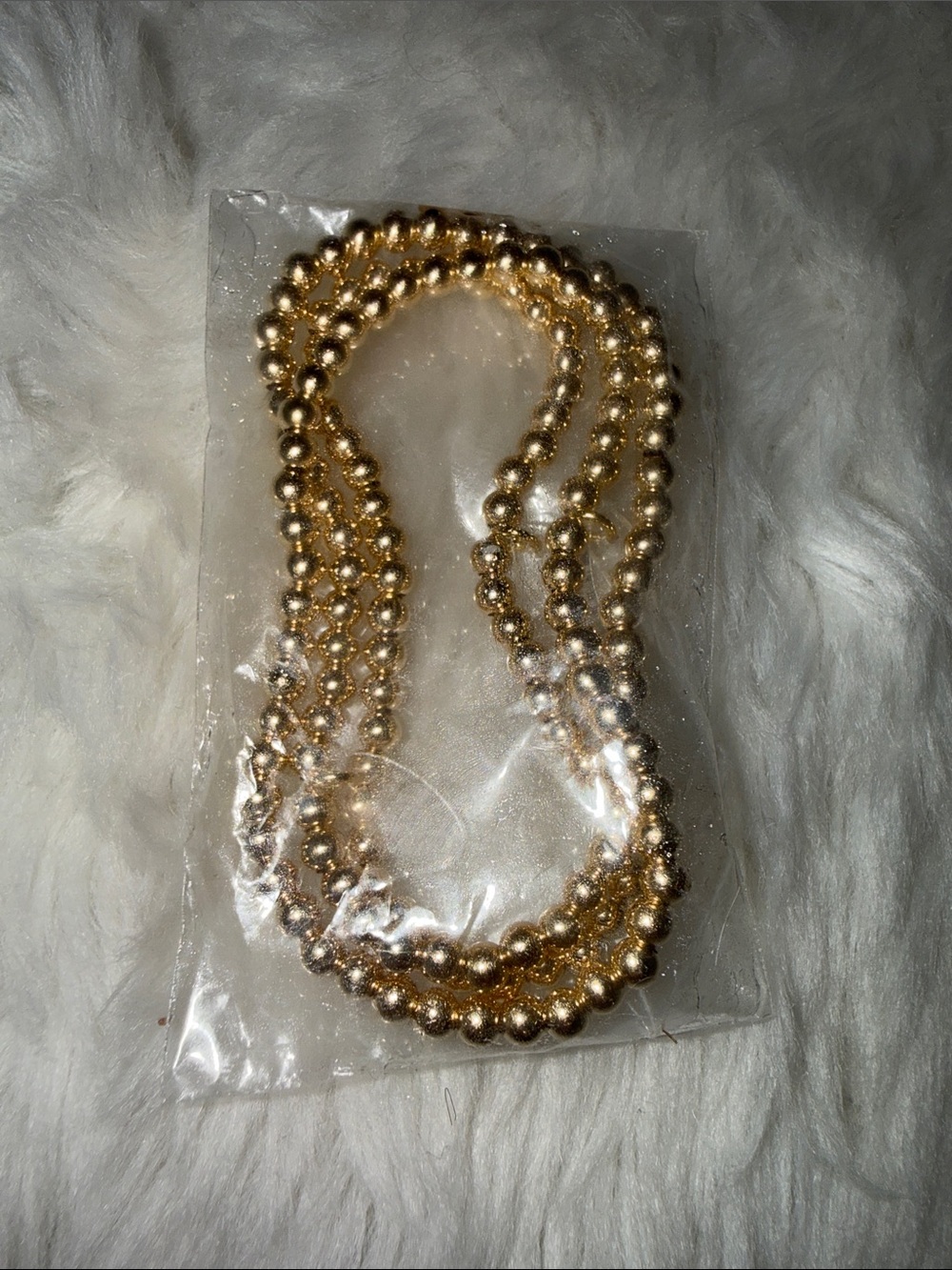 Gold Beaded Multi-Strand Bracelet for Women